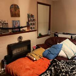 Our bed for tonight - thanks Seth!