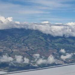 Anflug auf San José