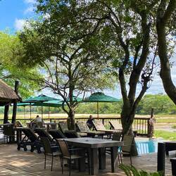 Terrace for breakfast and lunch