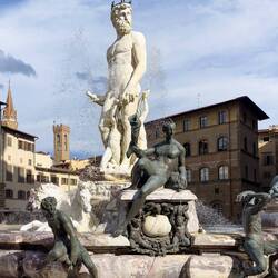 Fountain of Neptune — Florence, Italy.