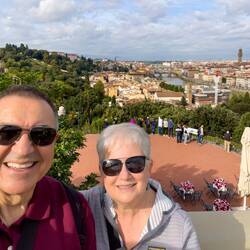 Cityscape selfie — Florence, Italy.