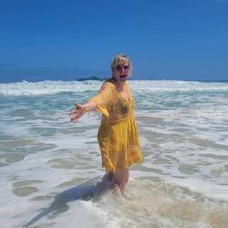 Am Strand von Mendes Lopes.