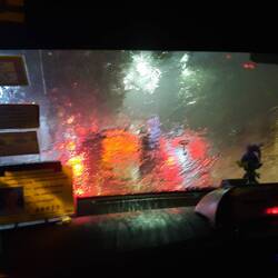 Wasserfluten von oben