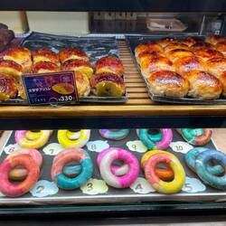 Space donuts of a bakery in Akihabara, Tokio