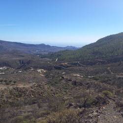 Blick ins Barranco Tirajana