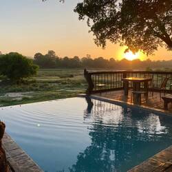 Sunrise at Umkumbe Safari Lodge