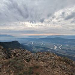 Blick von den Enderby Cliffs