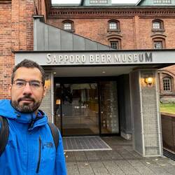 Entering the Sapporo Beer museum