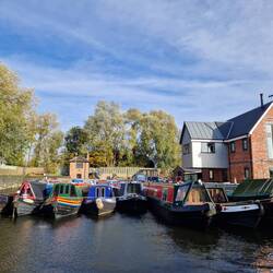 One of the many small marinas on the Leigh Branch