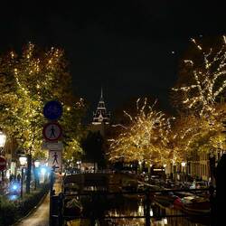 Winter lights in Amsterdam