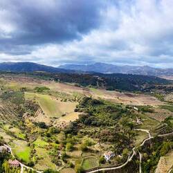 View of the Andalusian countryside — Ronda, Spain.