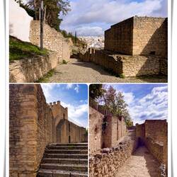 The walls of the Moorish medina — Ronda, Spain.