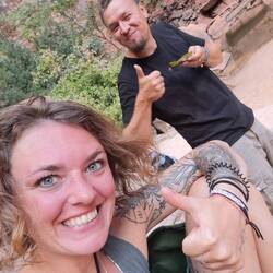 Kurze Snack- und Trockenpause