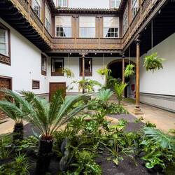 Courtyard of Casa Montañes (from 1746) — La Laguna ... Santa Cruz de Tenerife, Spain.
