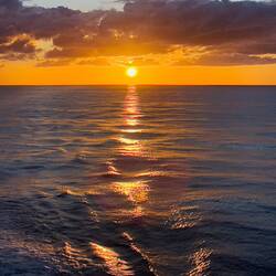 Sunrise ... aboard Oosterdam.