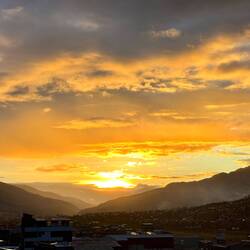 Sonnenaufgang in Cusco