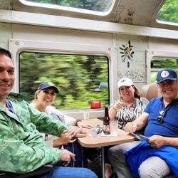 Unsere neuen Freunde Philipe, Lorena, Paula und Diego aus Ecuador