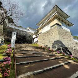 The entrance to Nihonmatsu castle