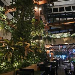 hier haben wir unseren letzten Abend in Costa Rica verbracht, das Essen war so lala 🙄