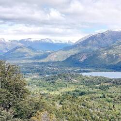 View from the top of the chairlift