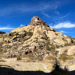 I had to scramble down that rockface - not fun