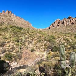 That's the saddle I'm hiking to...
