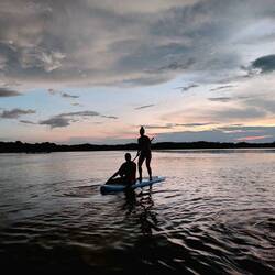 Zum Sonnenuntergang in der Laguna Grande schwimmen und auf dem SUP austoben 🤩