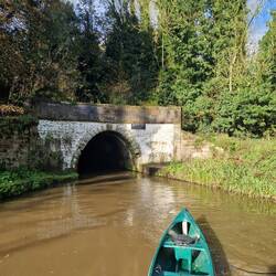 Emerging from Saltersford Tunnel
