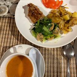 Fisch mit Bratkartoffeln