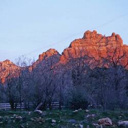 Blick vom RV Stellplatz