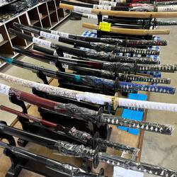 Cool swords (not easy to carry on a bike :)