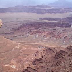 Dead Horse Point, Blick auf die Badlands