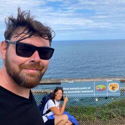 Am östlichsten Punkt auf dem australischen Festland