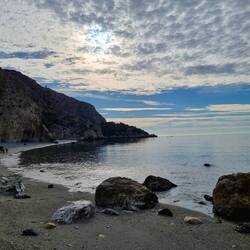 Morgenstimmung an der Playa de Cantarriján!