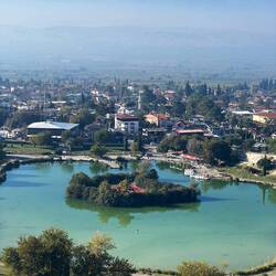 View down to Pamukkale