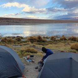 Campspot for the night