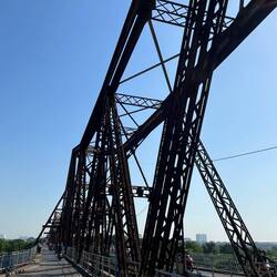 bridge for trains and motorbikes