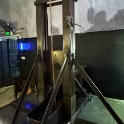 that one was used. heads picked on sticks. so the soul could not fly up