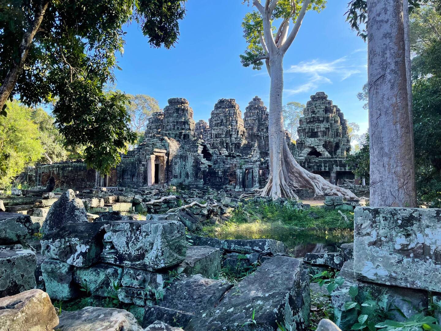 Als erstes im Banteay Kdei zu sein hat sich gelohnt 😍