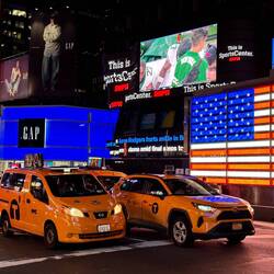 abends am Times Sqare