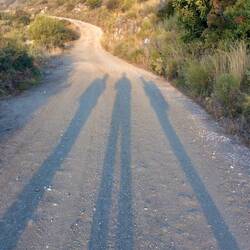 An early start, while shadows were long