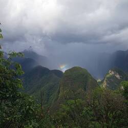 Ausblick vom Machu Picchu aus