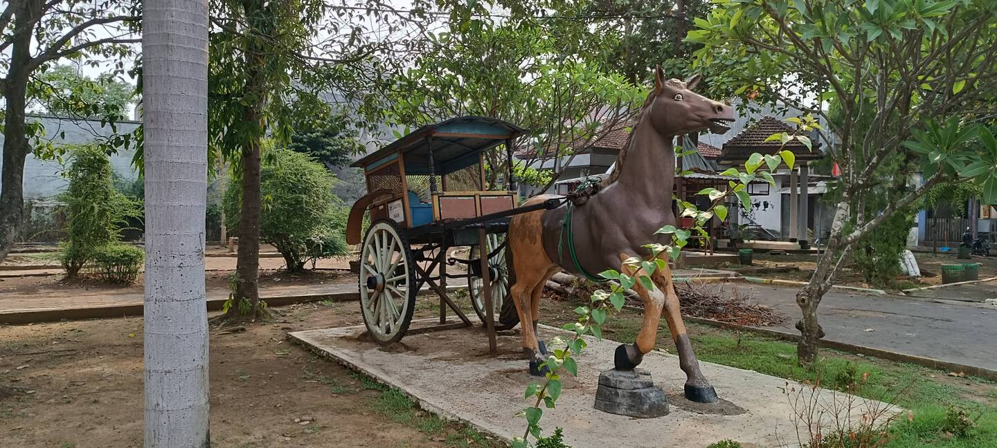 Decorations at Kretek museum