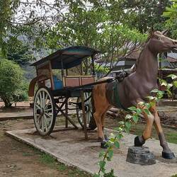 Decorations at Kretek museum