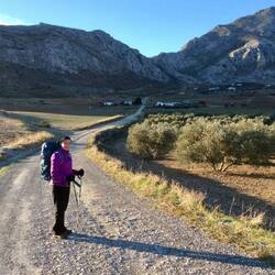 Heading for the pass