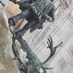 Il re col suo trofeo