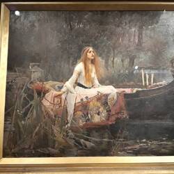 La signora di Shallott, J.W. Waterhouse