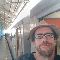...into the train to Surabaya...