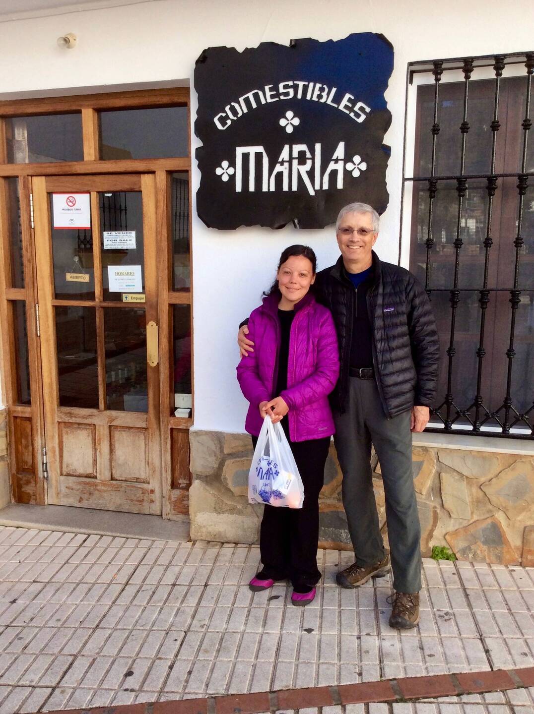 The tiny grocery shop in El Colmenar