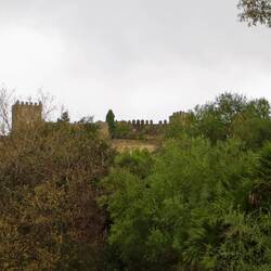 A last view of the castle walls